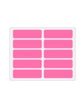 Self Adhesive Label 25mm X 85mm [Pink]